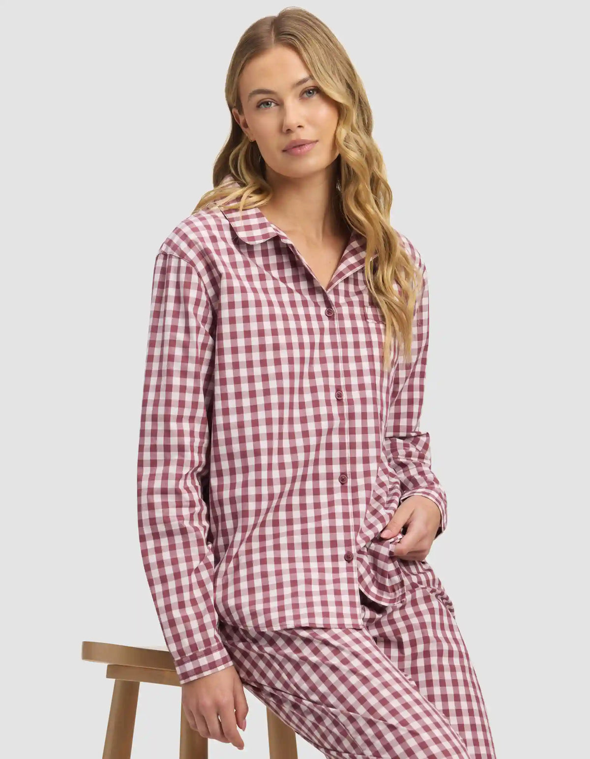 Women's Sutton Long Sleeve Pajama Top - Last Chance