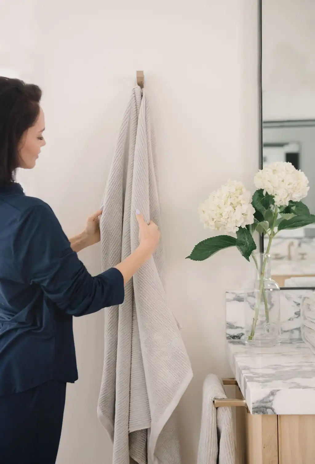 Ribbed Terry Bath Sheets - Last Chance