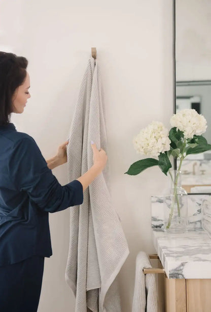 Ribbed Terry Bath Sheets - Last Chance