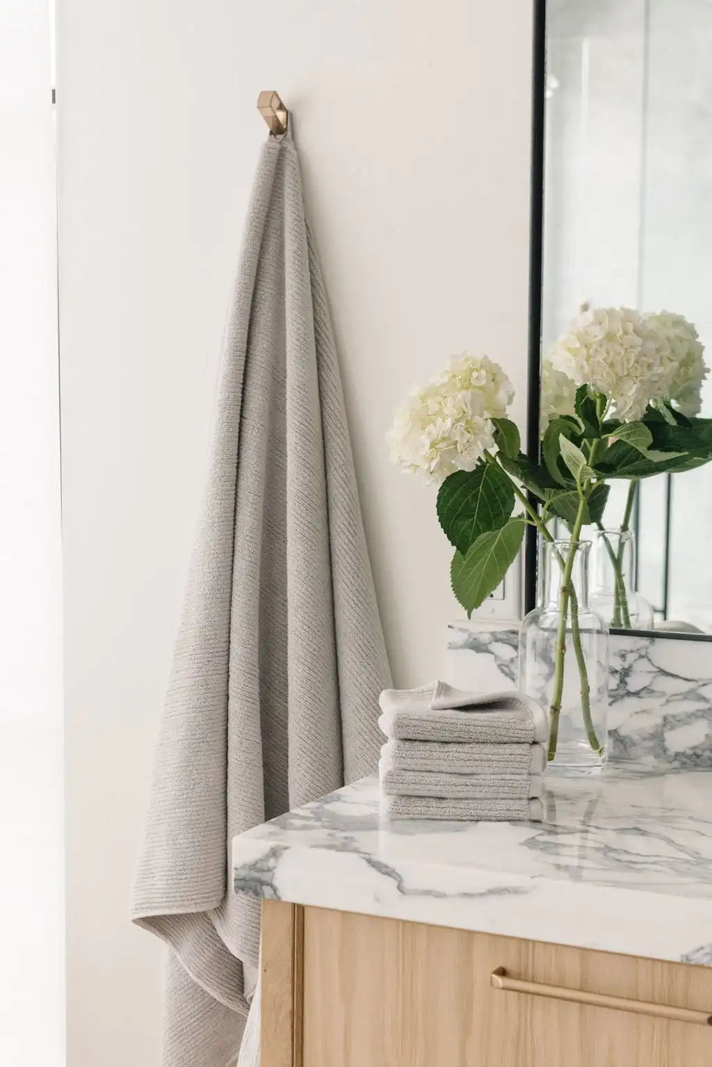 Ribbed Terry Bath Sheets - Last Chance