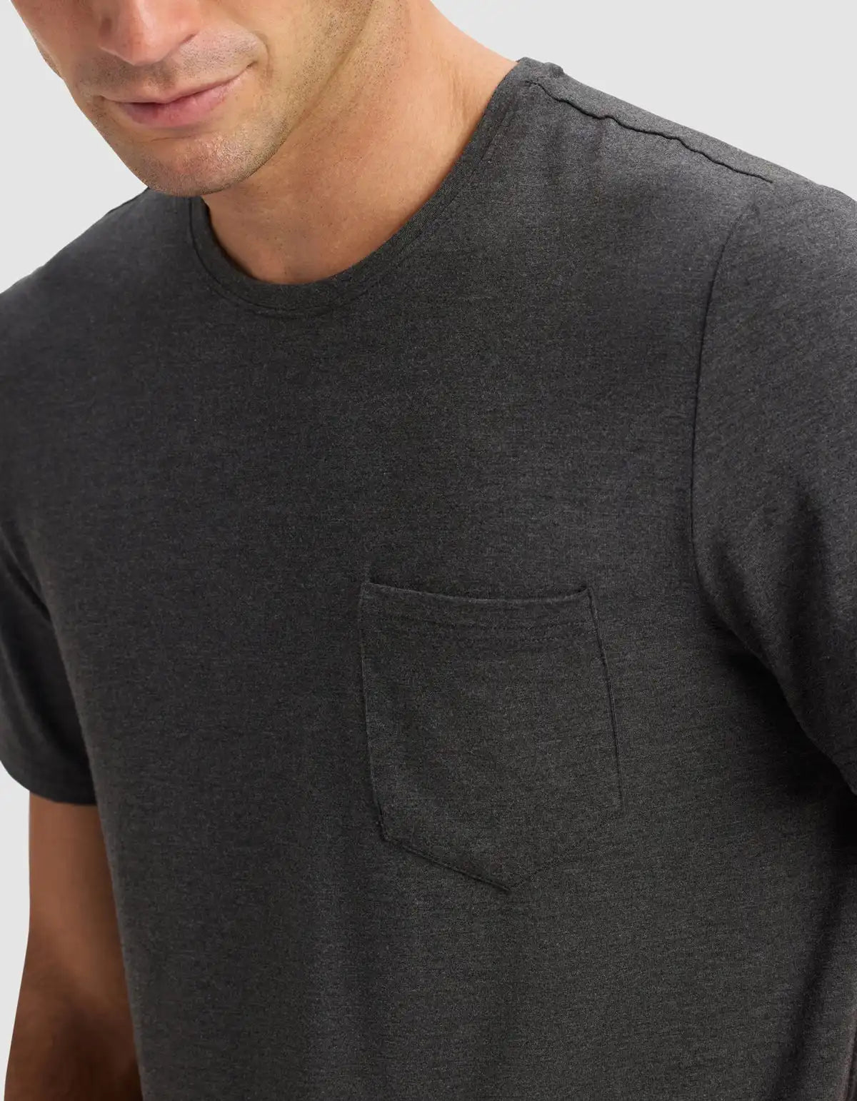 Men's Bamboo Stretch-Knit Short Sleeve Tee & Pant Pajama Set