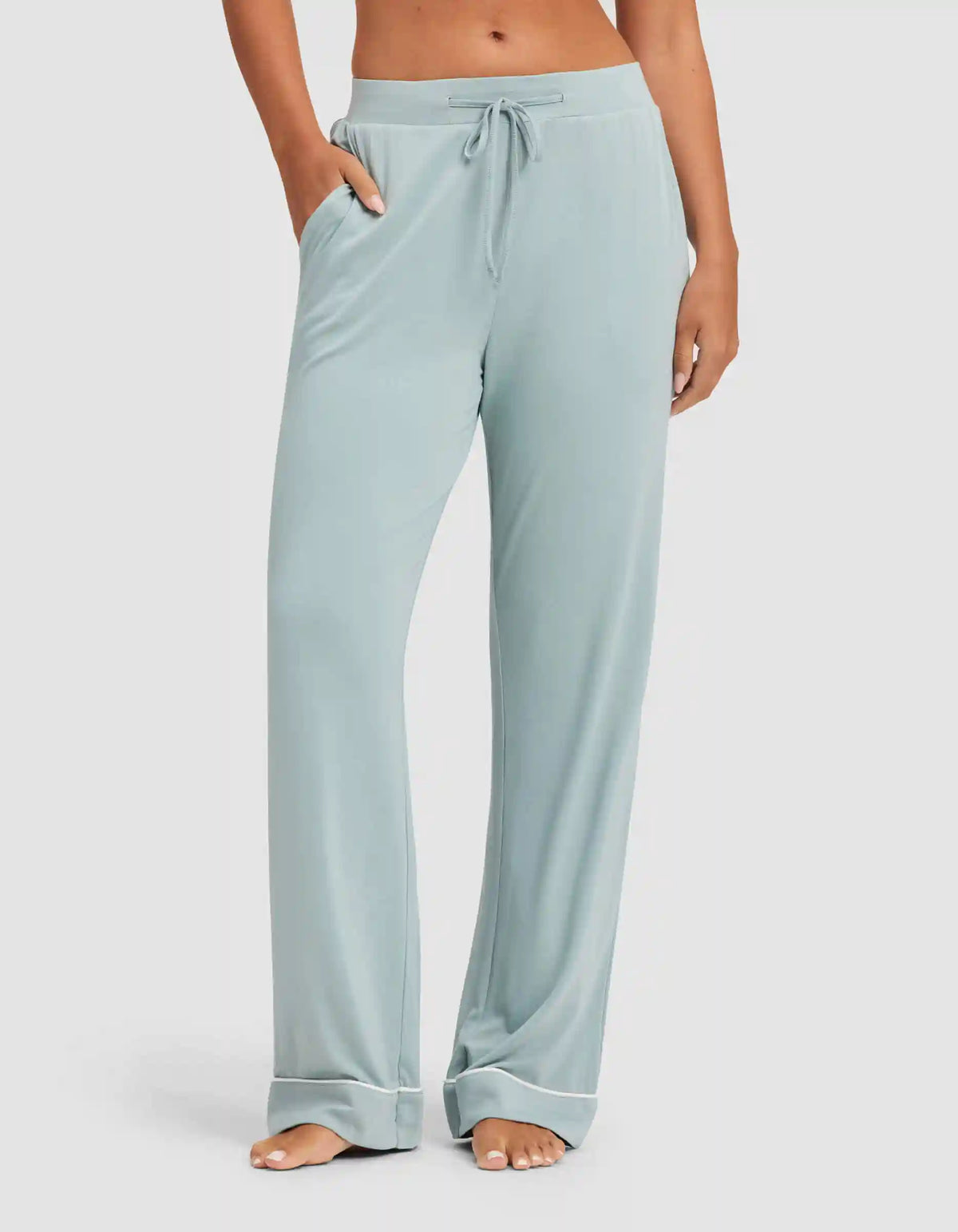 Women's Bamboo Stretch-Knit Long Sleeve Pajama Set