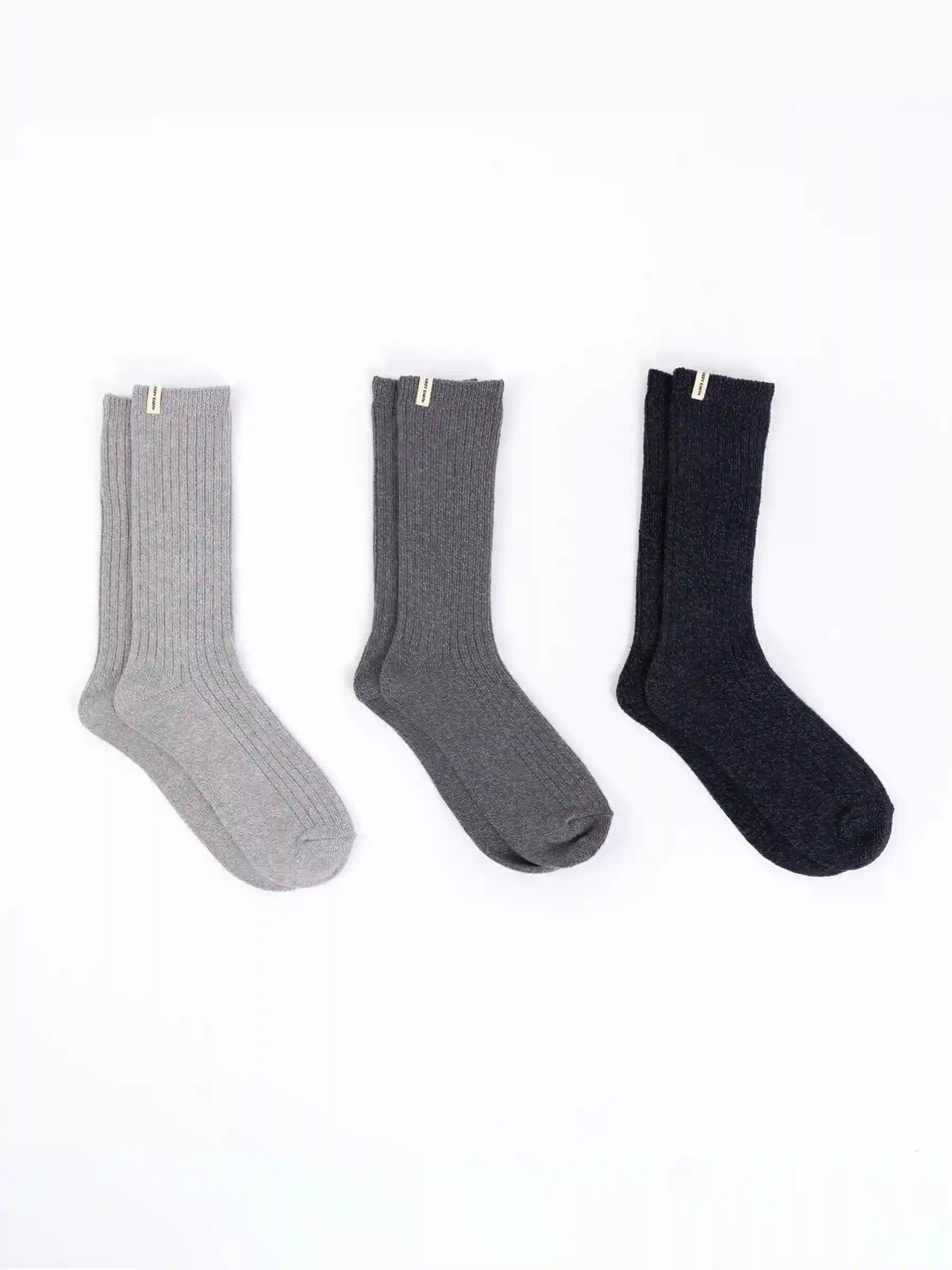 Men's Plush Lounge Calf Sock 3-Pack