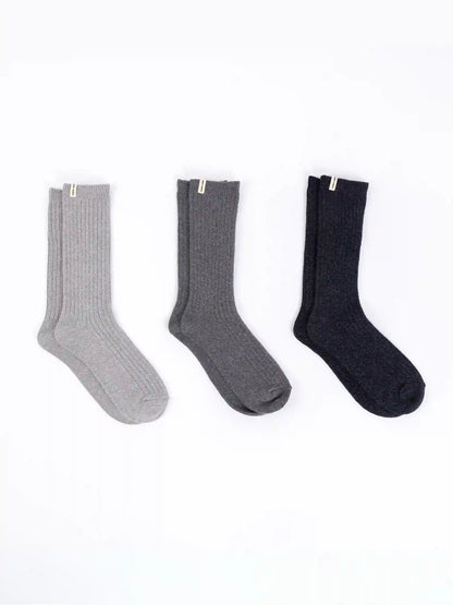 Men's Plush Lounge Calf Sock 3-Pack