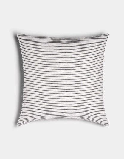Striped Linen Throw Pillow