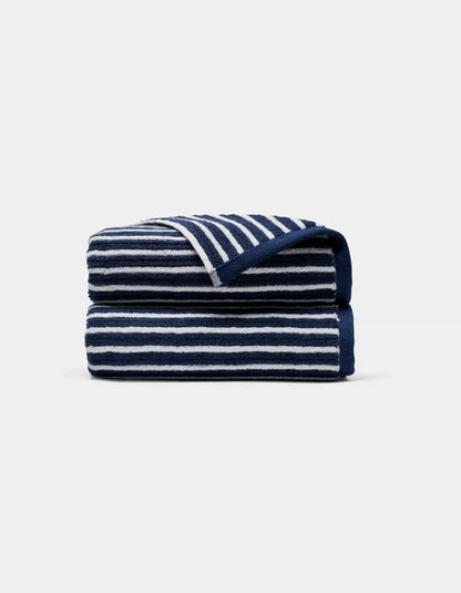 Ribbed Terry Bath Towel Set