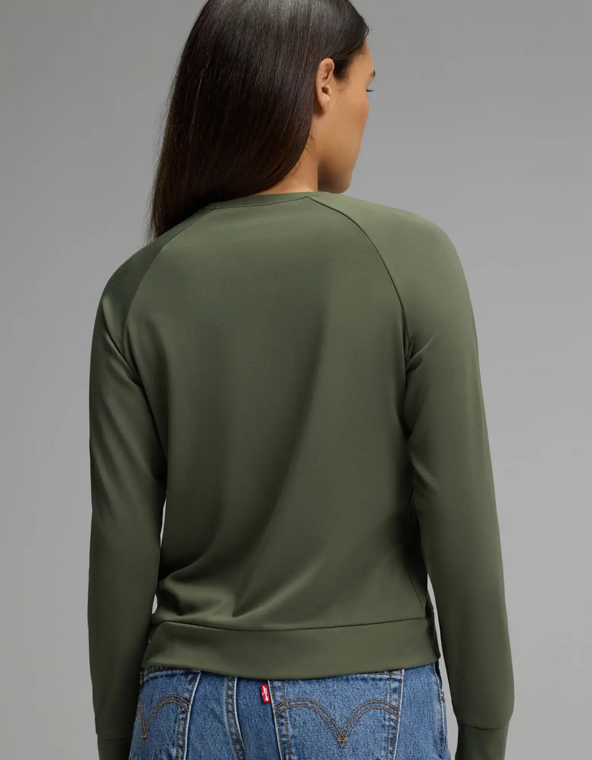 Women's Brushed Bamboo Pullover Crew