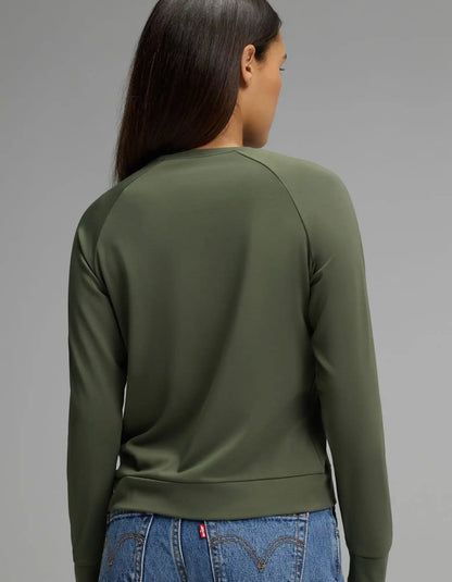 Women's Brushed Bamboo Pullover Crew