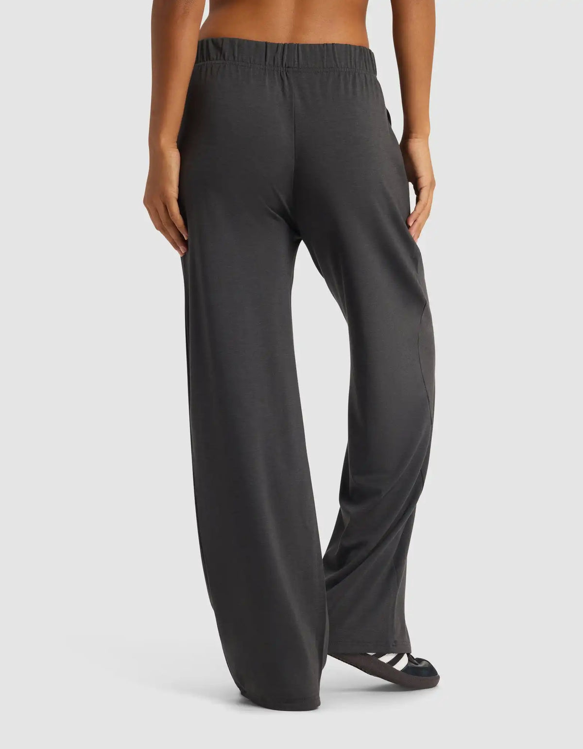 Women's Brushed Bamboo Wide Leg Pull On Pant TALL - Last Chance
