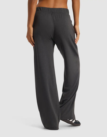 Women's Brushed Bamboo Wide Leg Pull On Pant TALL - Last Chance