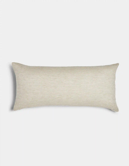 Striped Linen Throw Pillow