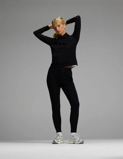 Women's Brushed Bamboo Mock Neck & Jogger Set