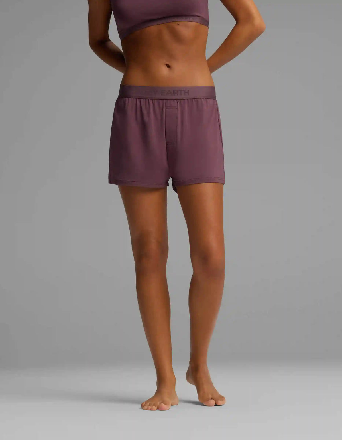 Women's First Layer Pajama Soft Bra & Boxer Short Set