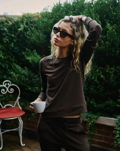 Women's Brushed Bamboo Pullover Crew