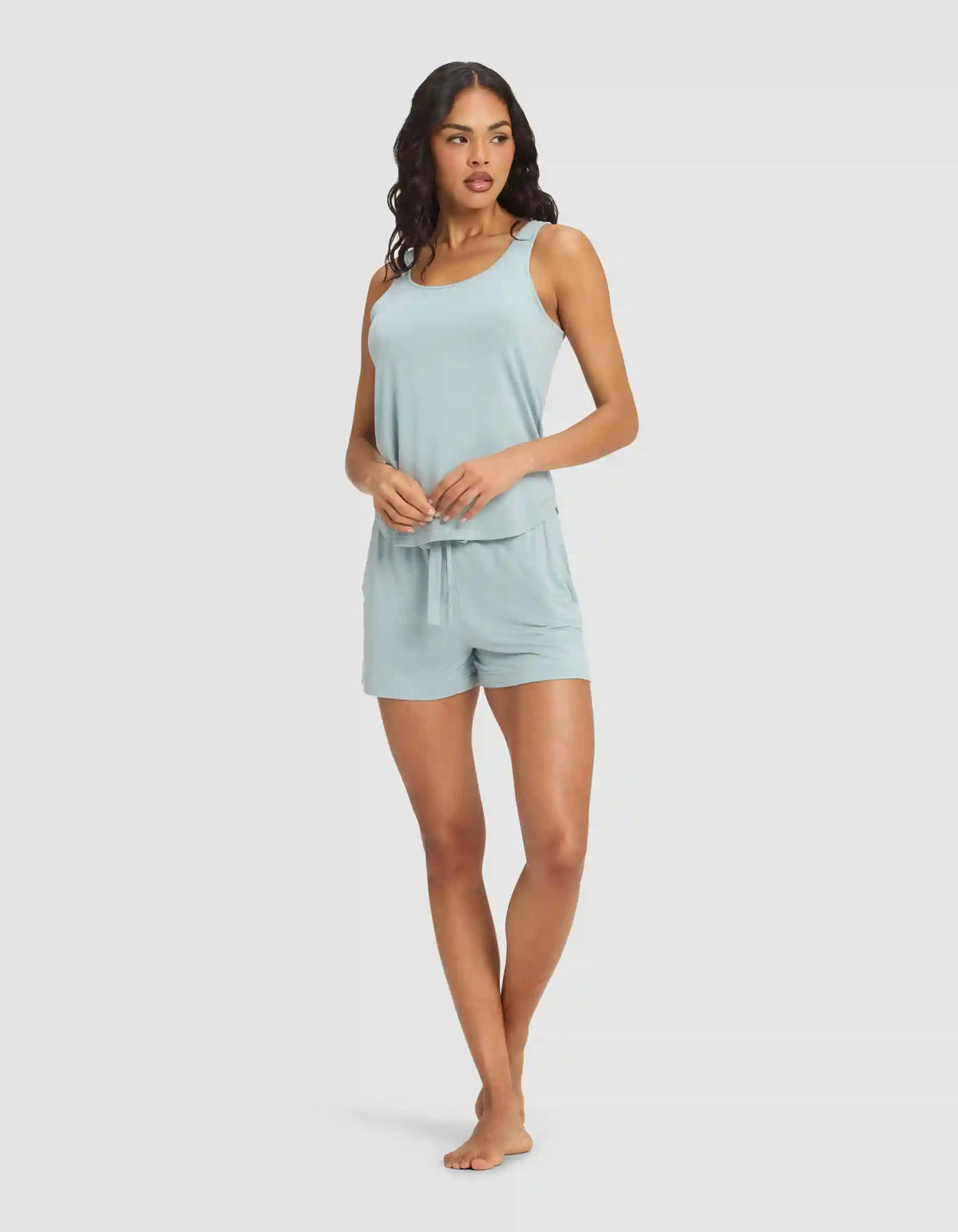 Women's Bamboo Stretch-Knit Tank & Short Set