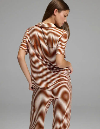 Women's Bamboo Stretch-Knit Short Sleeve Pajama Top