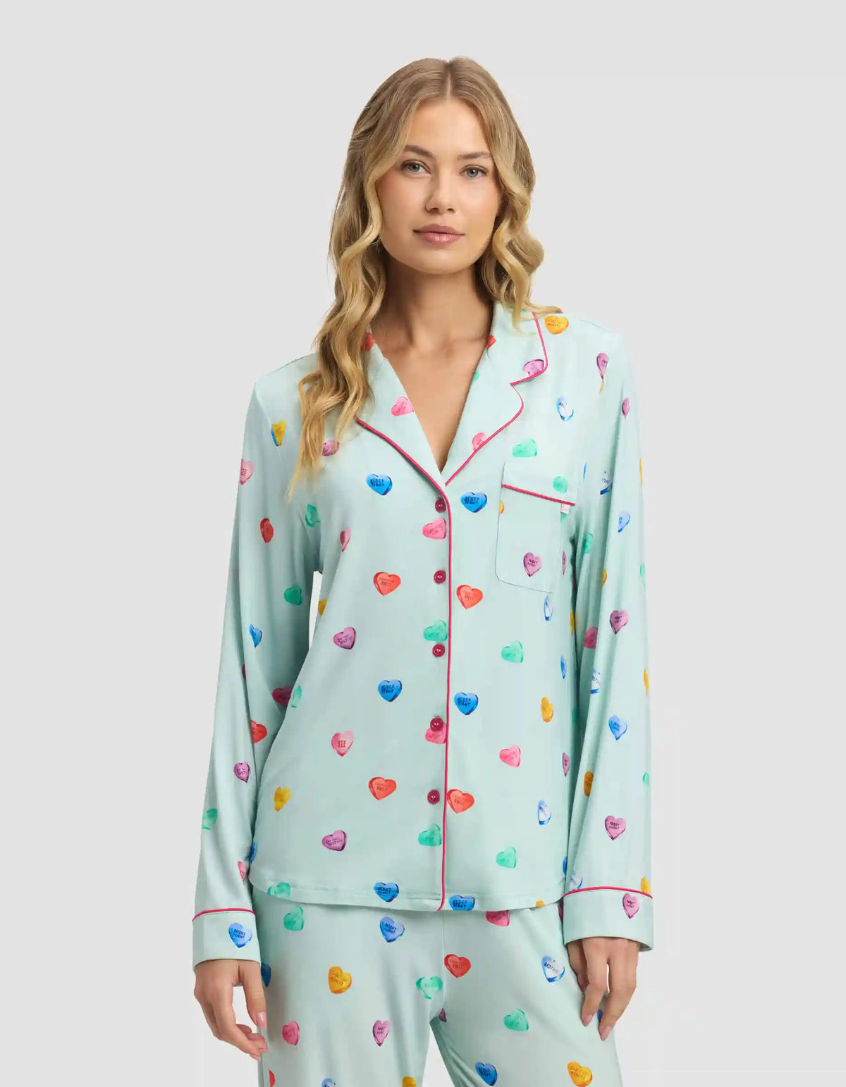 Women's Bamboo Stretch-Knit Long Sleeve Pajama Set - Last Chance