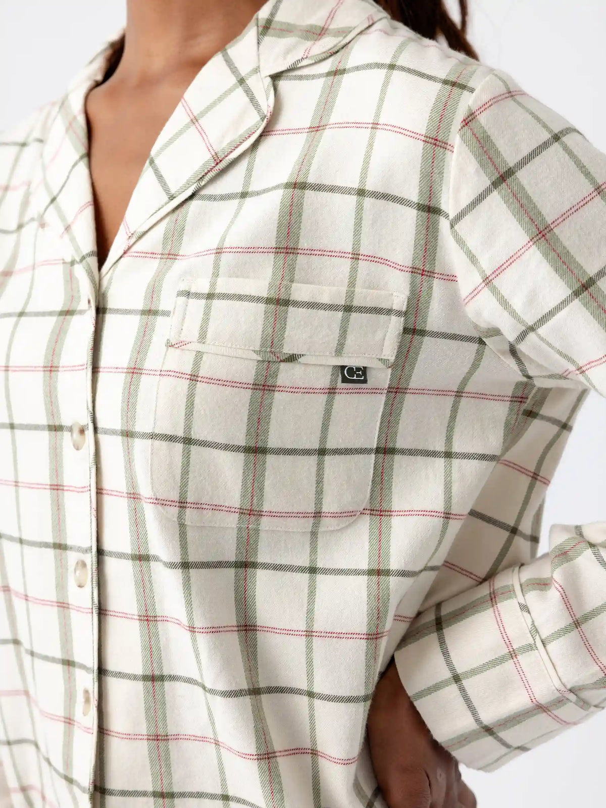 Women's Farmhouse Long Sleeve Pajama Top - Last Chance