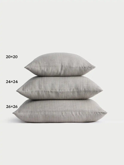 Striped Linen Throw Pillow