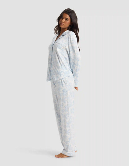 Women's Bamboo Stretch-Knit Long Sleeve Pajama Set