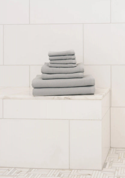 Waffle Bath Towel Set