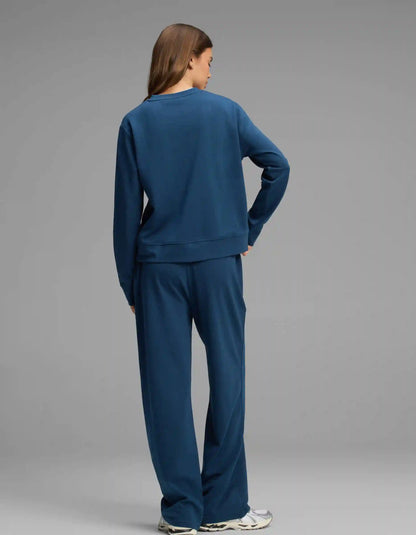 Women's Versa Crewneck & Wide Leg Pant Set