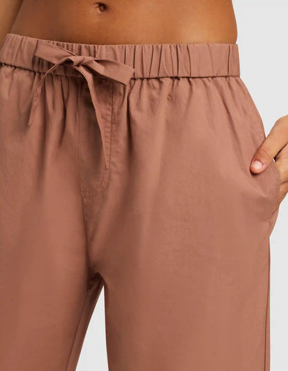 Women's Sutton Short Sleeve & Cropped Pajama Pant Set - Last Chance