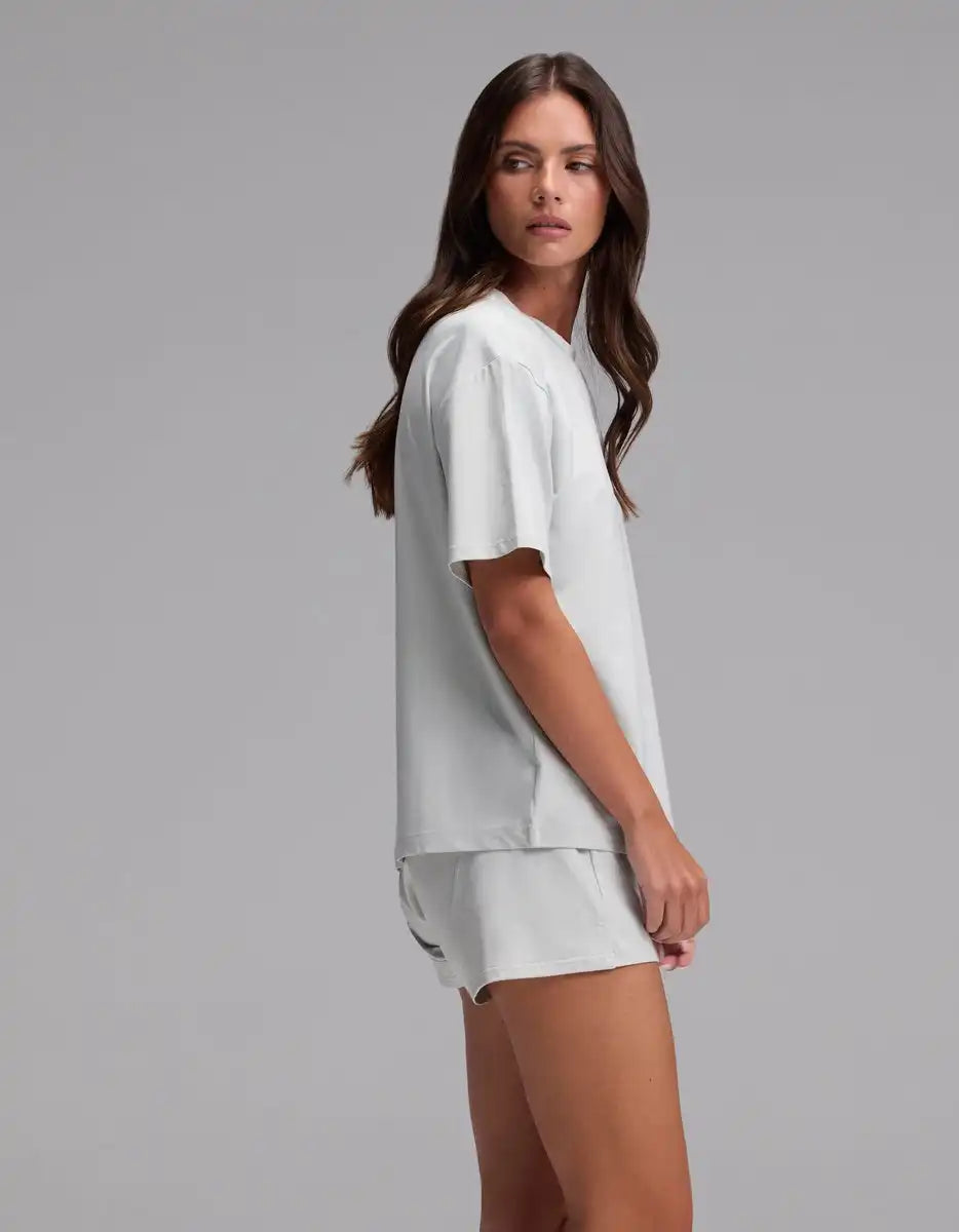 Women's First Layer Pajama Short Sleeve Tee & Boxer Short Set