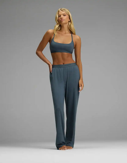 Women's First Layer Pajama Soft Bra & Pajama Pant Set