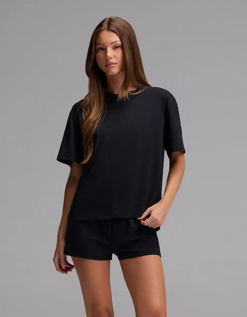 Women's First Layer Pajama Short Sleeve Tee & Boxer Short Set