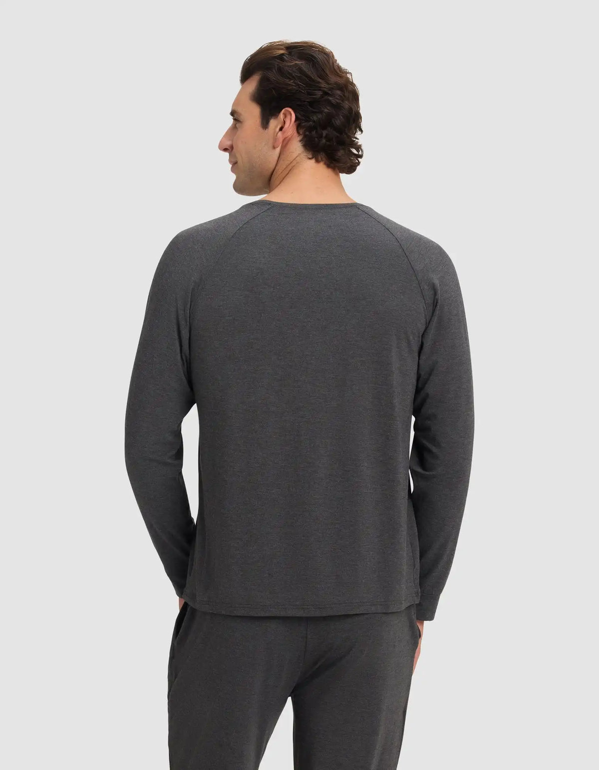Men's Bamboo Stretch-Knit Long Sleeve Pajama Top
