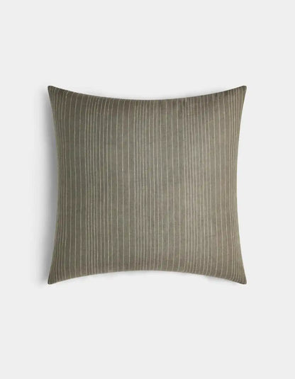 Striped Linen Throw Pillow