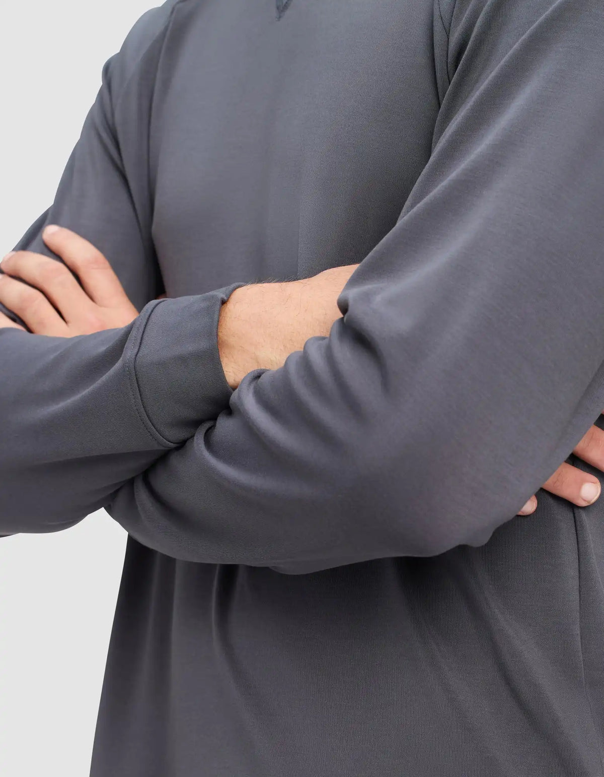 Men's Brushed Bamboo Pullover Crew - Last Chance