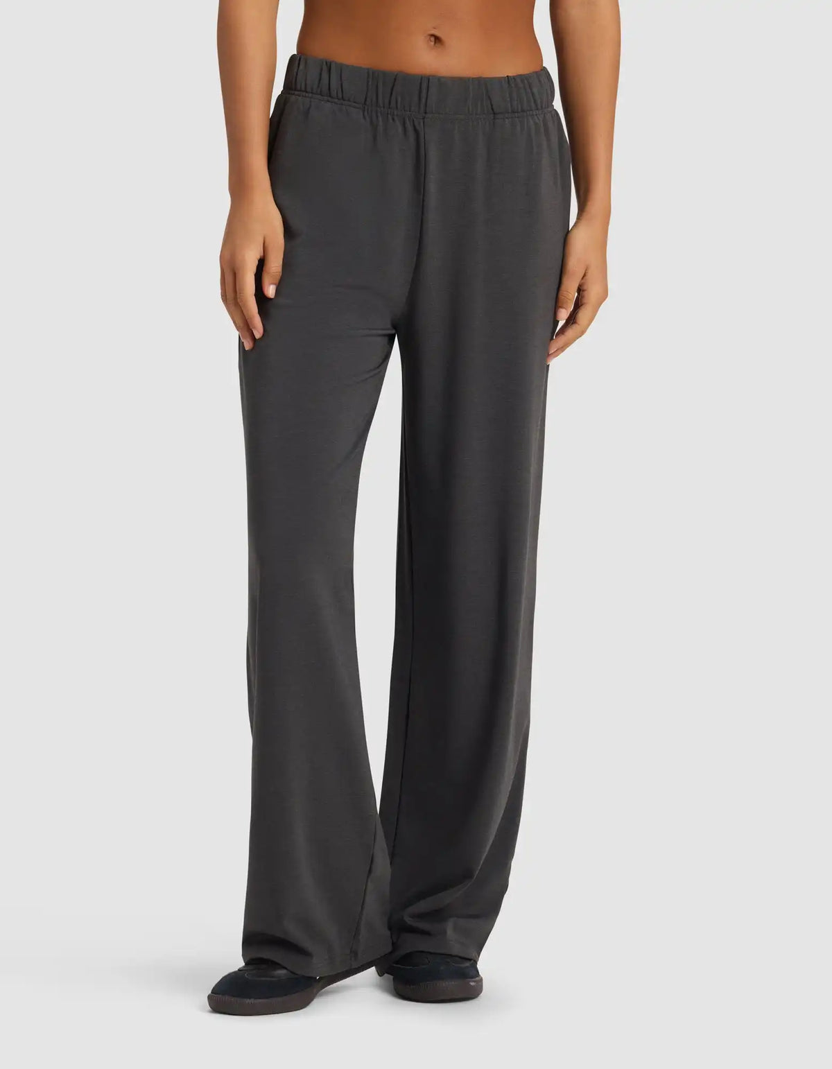 Women's Brushed Bamboo Wide Leg Pull On Pant TALL - Last Chance