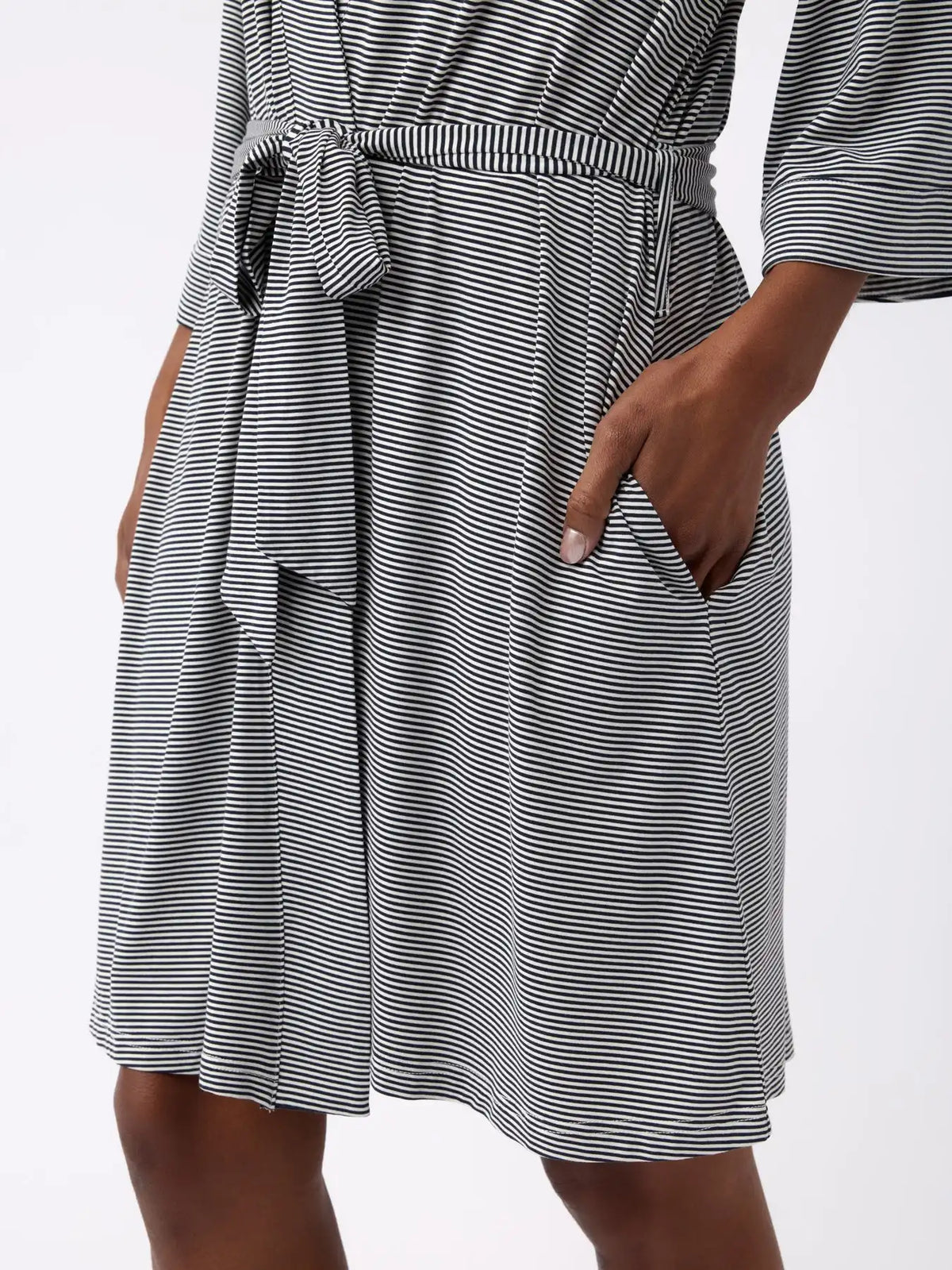 Women's Bamboo Stretch-Knit Kimono Robe