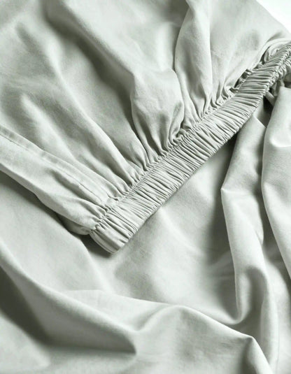 Soft-Wash Cotton Fitted Sheet