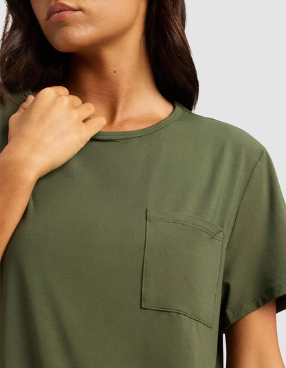 Women's Bamboo Stretch-Knit Lounge Tee - Last Chance