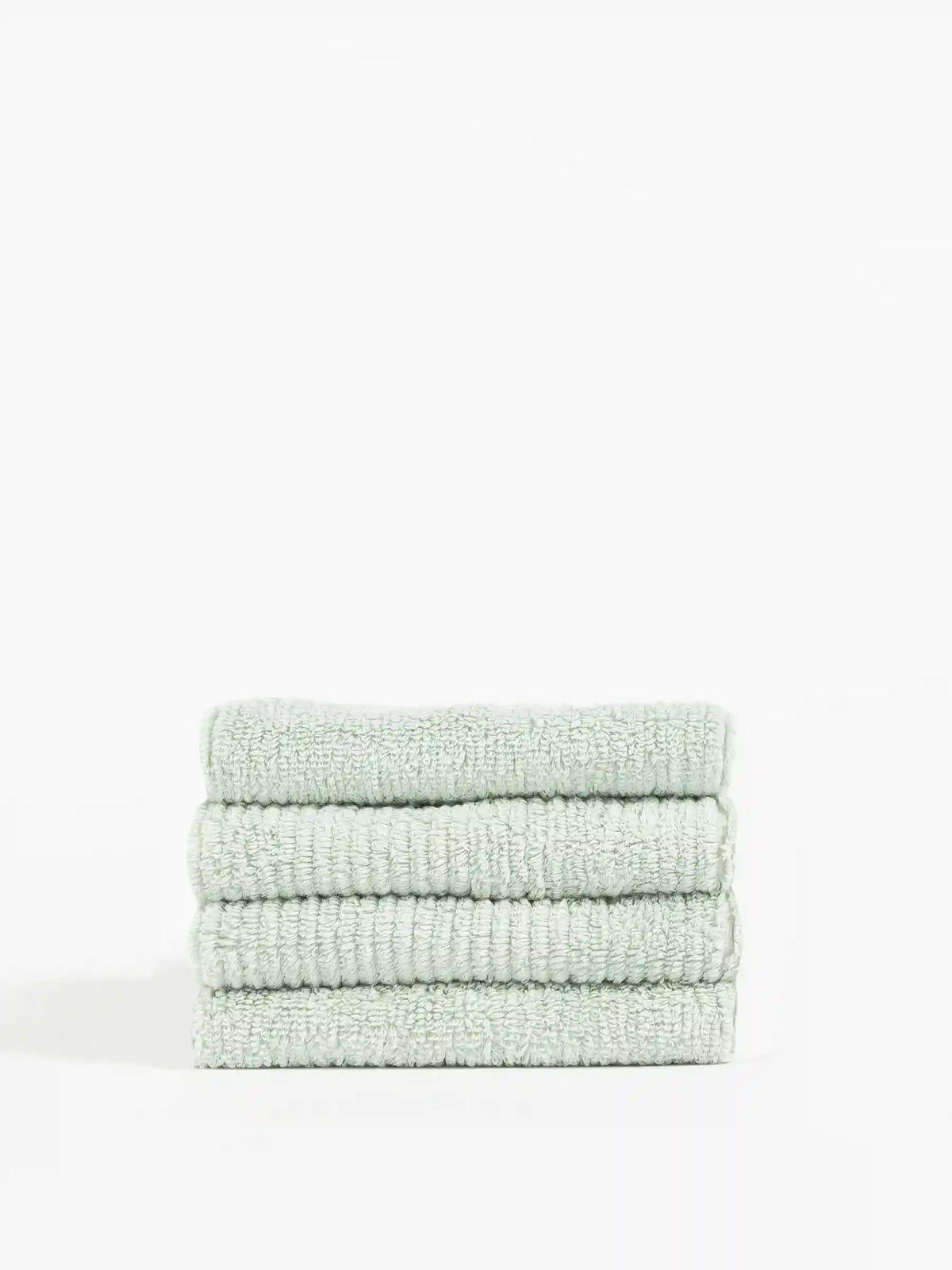 Ribbed Terry Washcloths