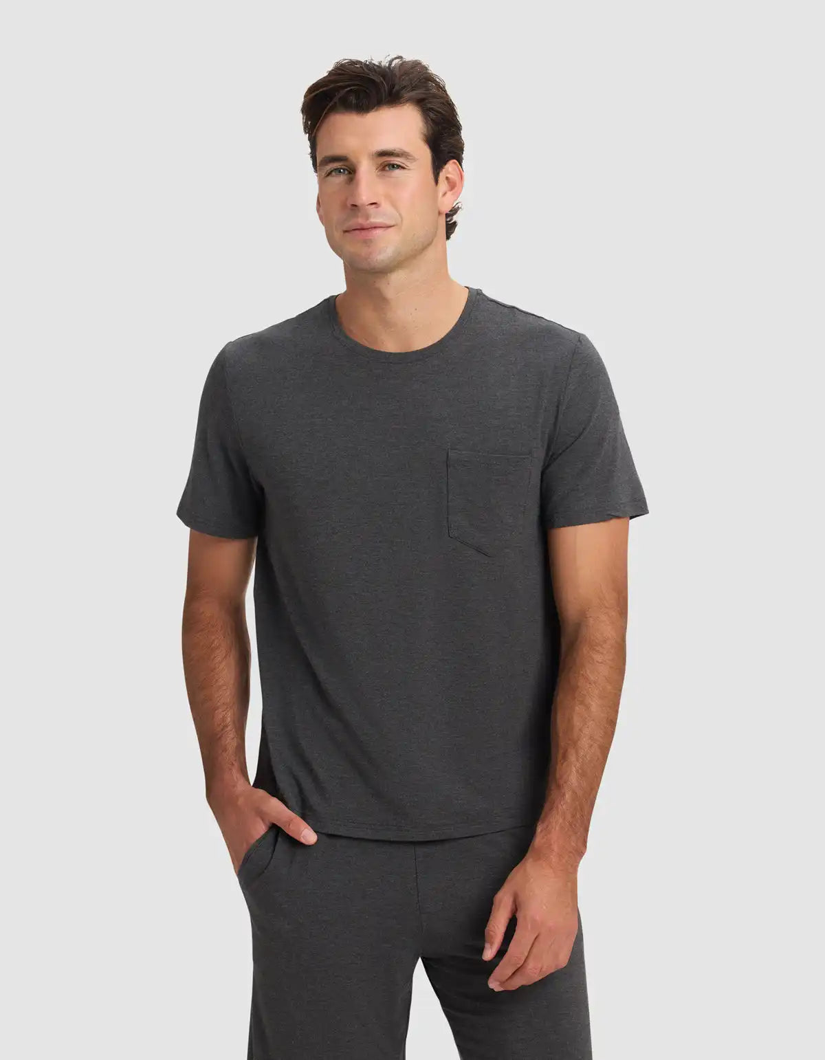 Men's Bamboo Stretch-Knit Short Sleeve Pajama Tee