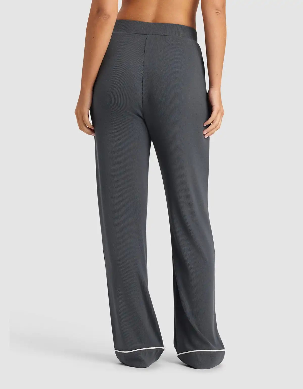 Women's Bamboo Rib-Knit Classic Long Sleeve Pajama Set - Last Chance