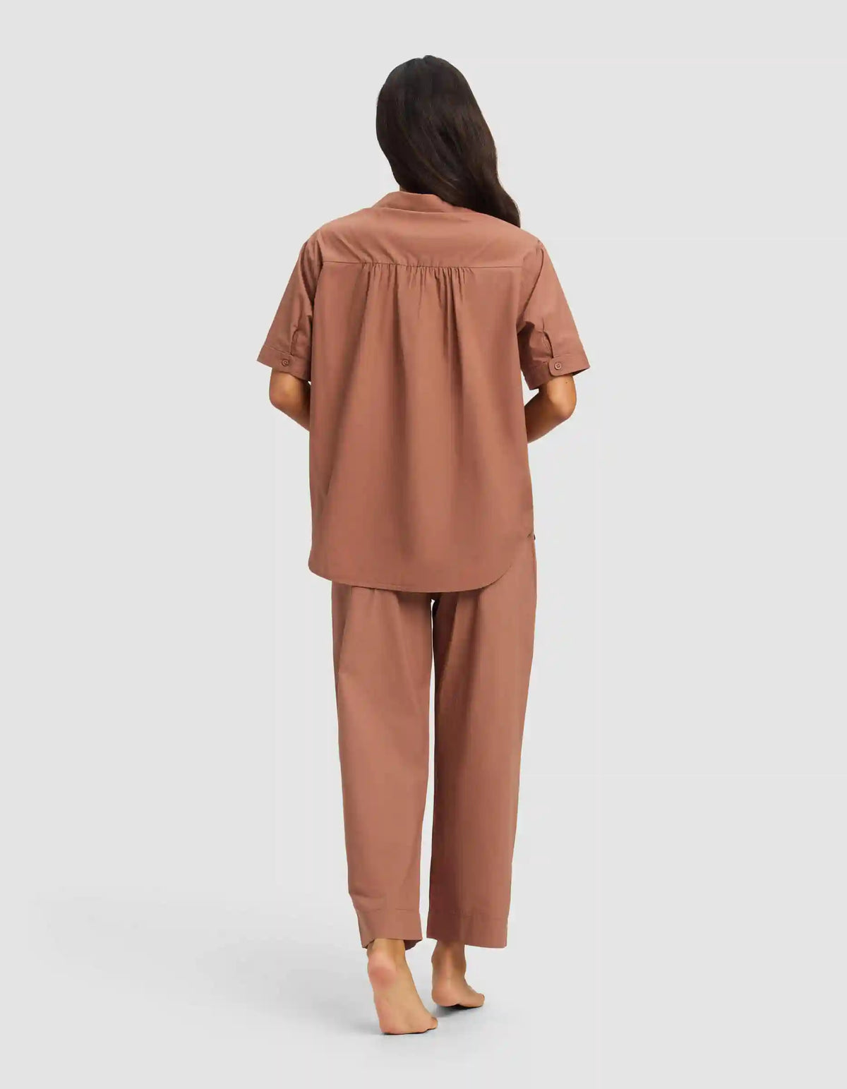 Women's Sutton Short Sleeve & Cropped Pajama Pant Set - Last Chance