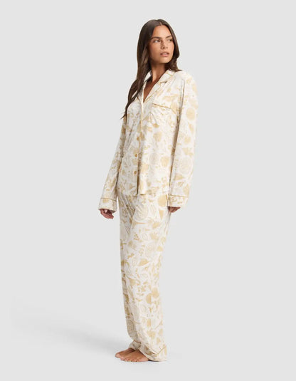 Women's Bamboo Stretch-Knit Long Sleeve Pajama Set - Last Chance