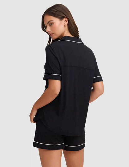 Women's Bamboo Stretch-Knit Short Sleeve Pajama Set