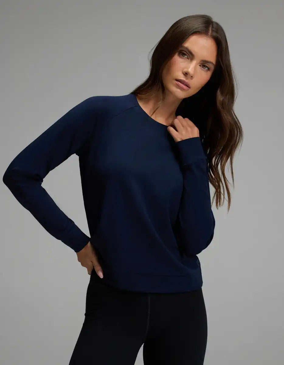 Women's Brushed Bamboo Pullover Crew