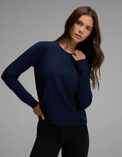 Women's Brushed Bamboo Pullover Crew