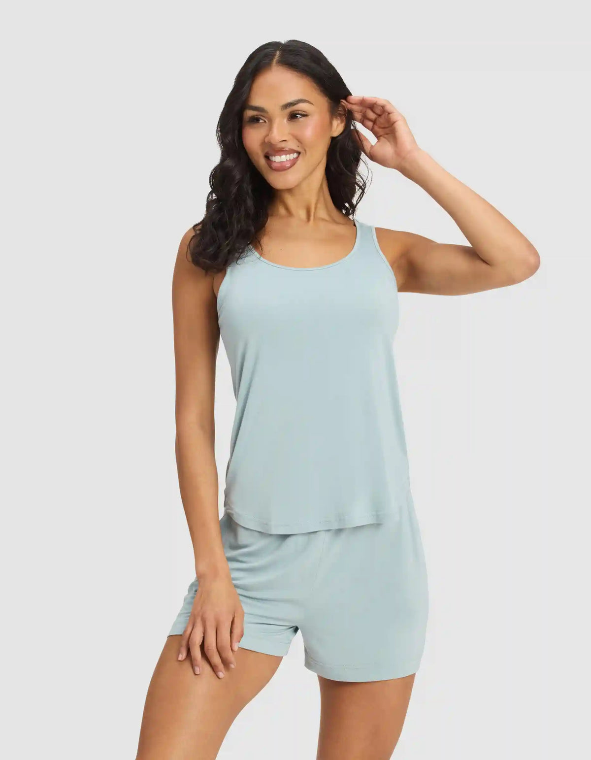 Women's Bamboo Stretch-Knit Tank & Short Set