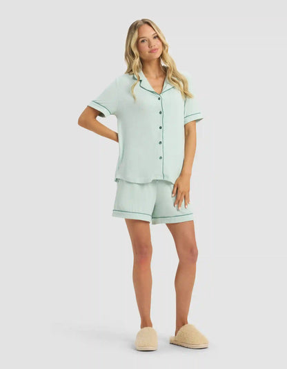 Women's Bamboo Rib-Knit Classic Pajama Short - Last Chance