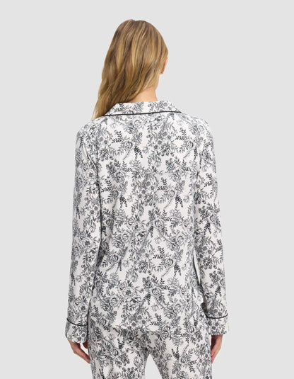 Women's Bamboo Stretch-Knit Long Sleeve Pajama Top - Last Chance