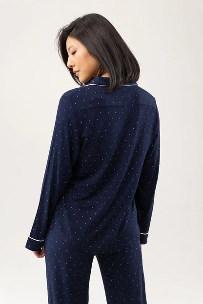Women's Bamboo Stretch-Knit Long Sleeve Pajama Top - Last Chance