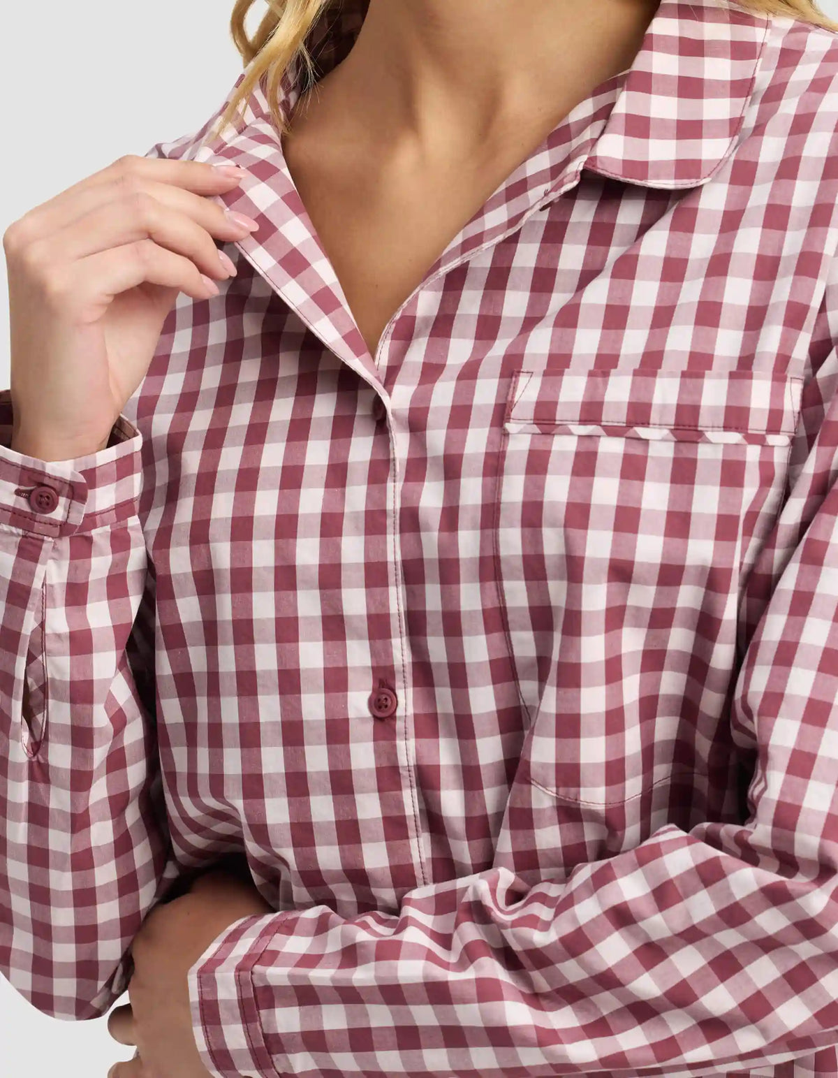 Women's Sutton Long Sleeve Pajama Top - Last Chance